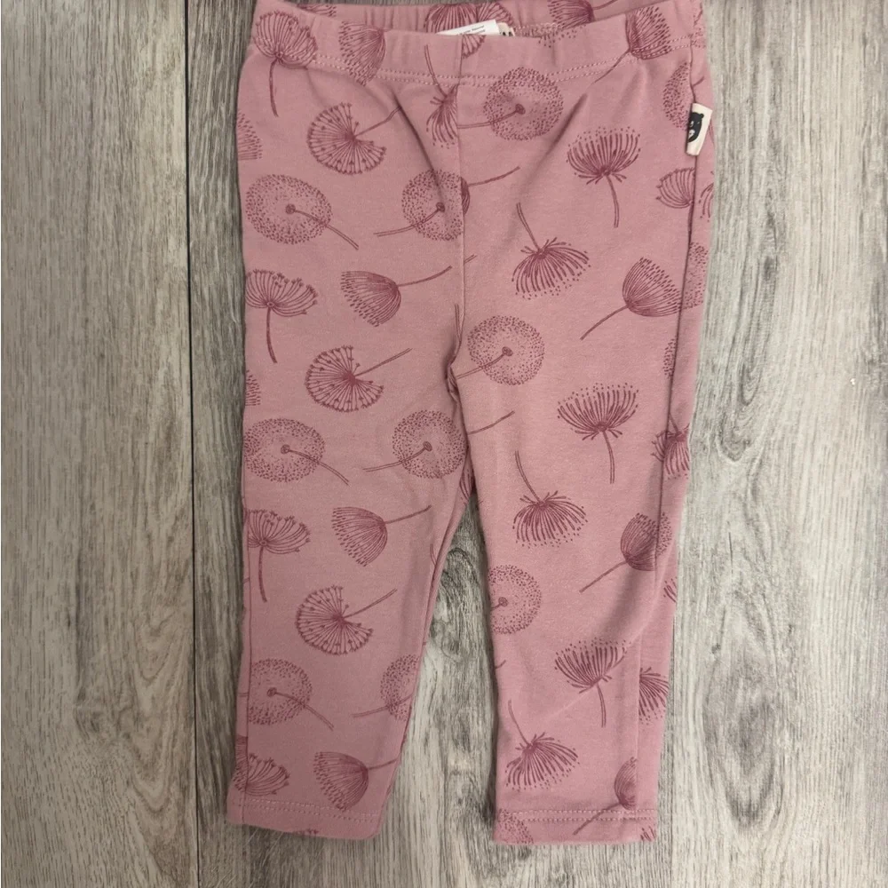 Rabbit + Bear Pink Baby Dress and Leggings Set